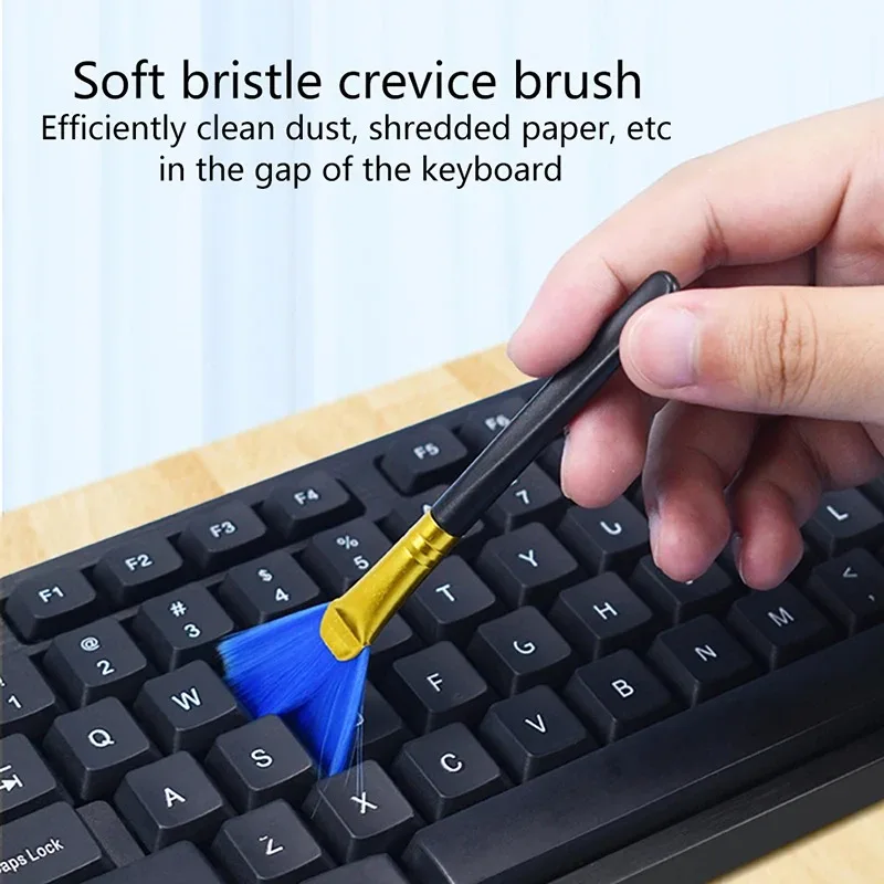 Cleaning Kit 10Pcs PC Laptop Keyboard Cleaning Brush Kit Small Tools Car Phone Dust Brushes Dust Cleaner Shaver Household Accessories