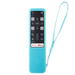Silicone Protective Case for Smart TV Remote Control (Luminous blue)