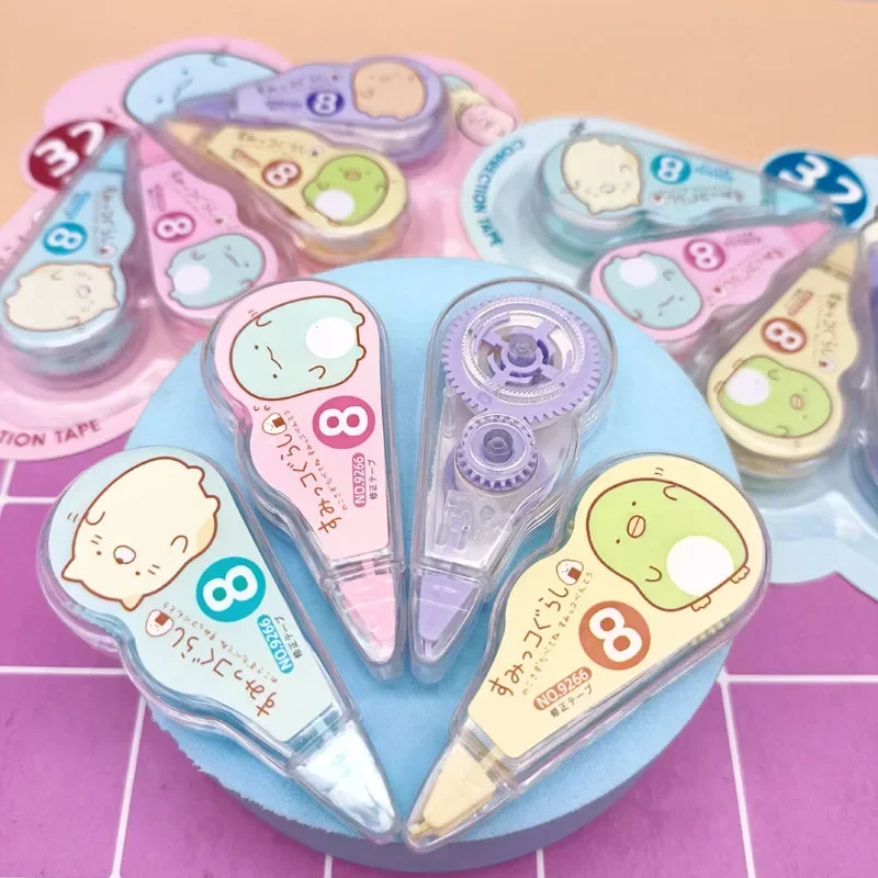 4pcs/pack Kawaii Cartoon Correction Tape Cute White Out Correction Band Korean Stationery Writing Tool School Office Supplies correction tape