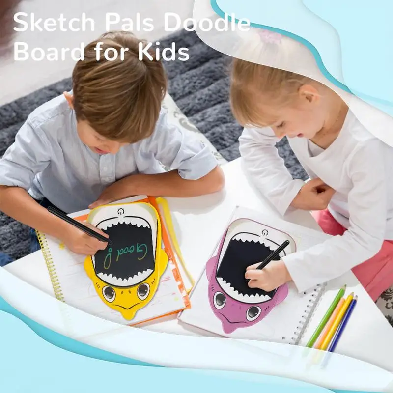 Shark Drawing Pad LCD Electronic Drawing Toy Educational Writing Tablet Kids Drawing Tablet Drawing Pad Doodle Board For Toddler Shark Drawing Pad LCD Electronic Drawing Toy Educational Writing Tablet Kids Drawing Tablet Drawing Pad Doodle Board For Toddler