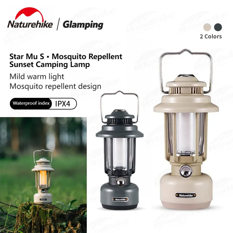 Naturehike Portable Multifunction Camping Lamp Ipx4 Adjustable Tent