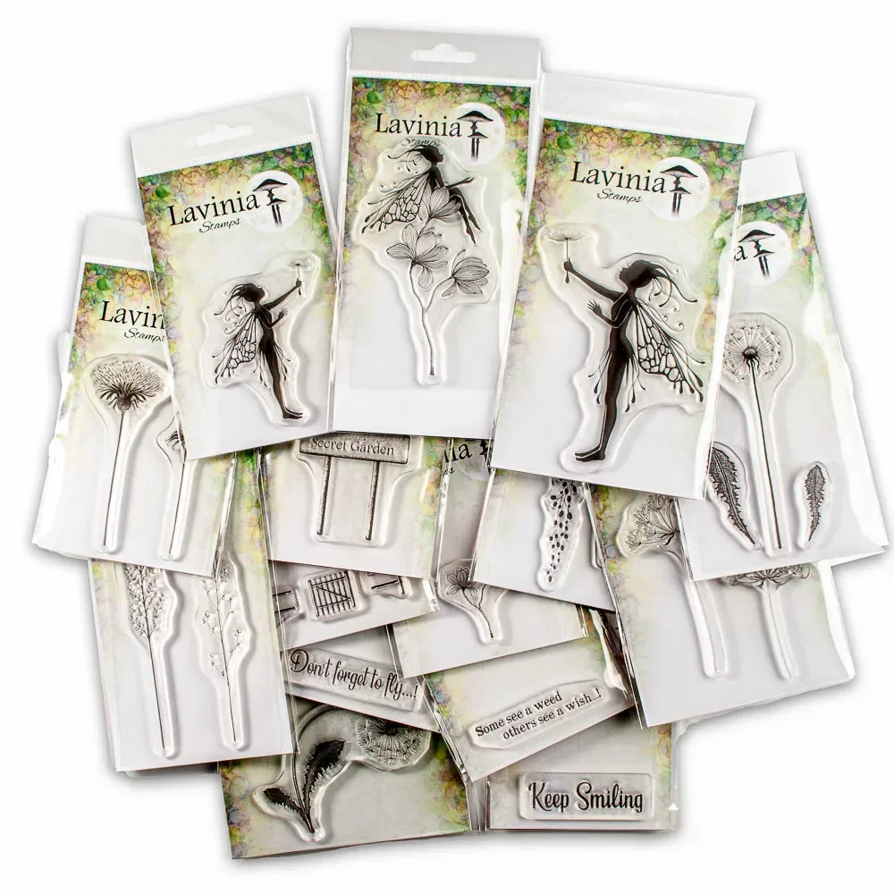 

Fairy Dandelions Mini Flowers Clear Stamps 2024 New Cut Scrapbook Craft Decoration Embossing Template DIY Greeting Card Handmade