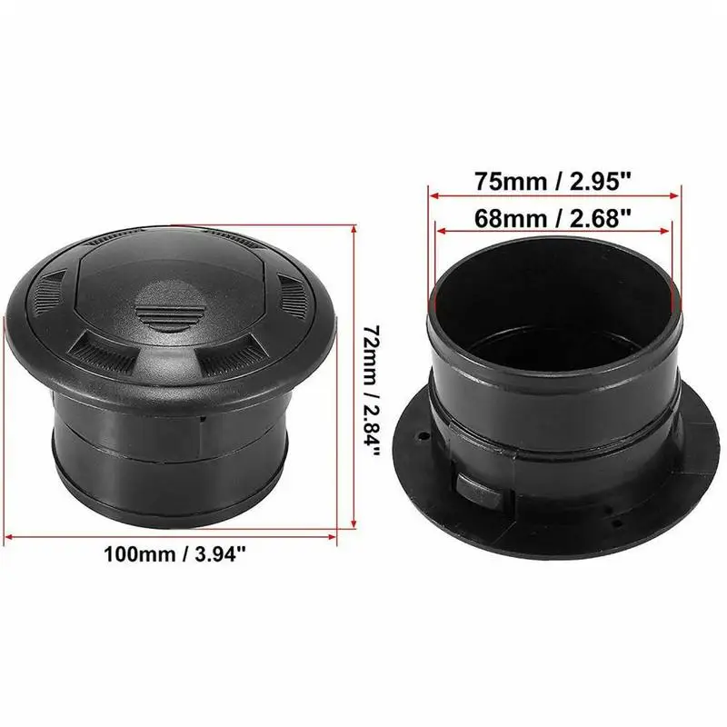 75mm Klimaanlage Outlet Vent Für Webasto Eberspacher Heizung Auto Dashboard Klimaanlage Outlet Grille Abdeckung Für Rv Bus – Detail 1