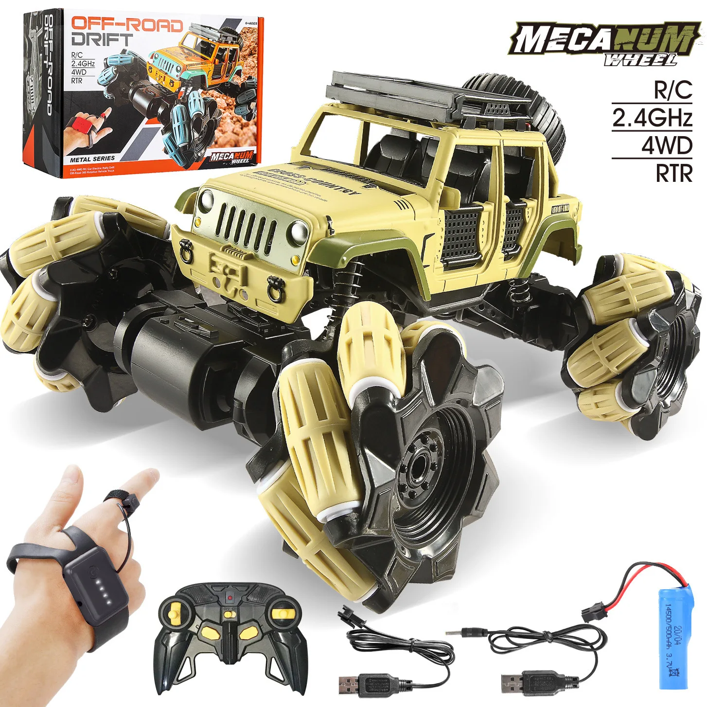 

New 2.4G Gesture sensing 4WD Rc Car Kids Twist Stunt Off-road Climbing High-speed Drift & Traverse Remote Control Cars Gifts