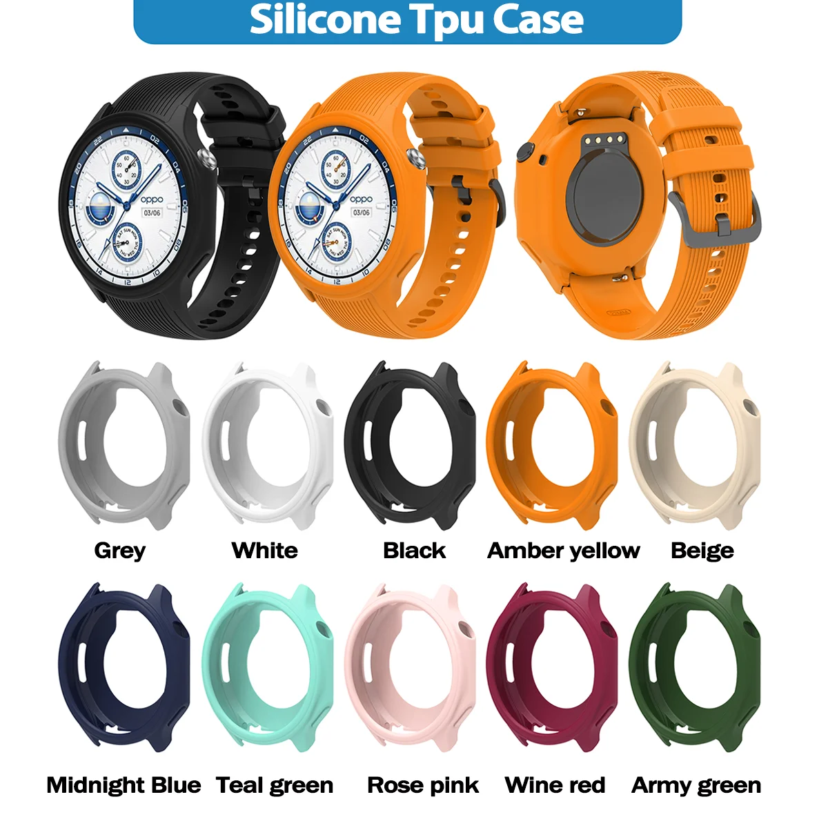 Silicone Protective Cover: Full Body Soft TPU Hollow Case