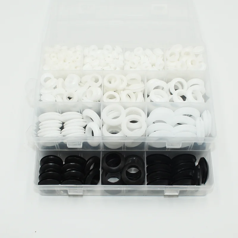 Description Picture 5 of item400/90pcs Rubber Seal Ring Double-sided Rubber Grommets Ring Non-toxic Odorless for Protect Wire Cable Hole Shim Sealing Washer