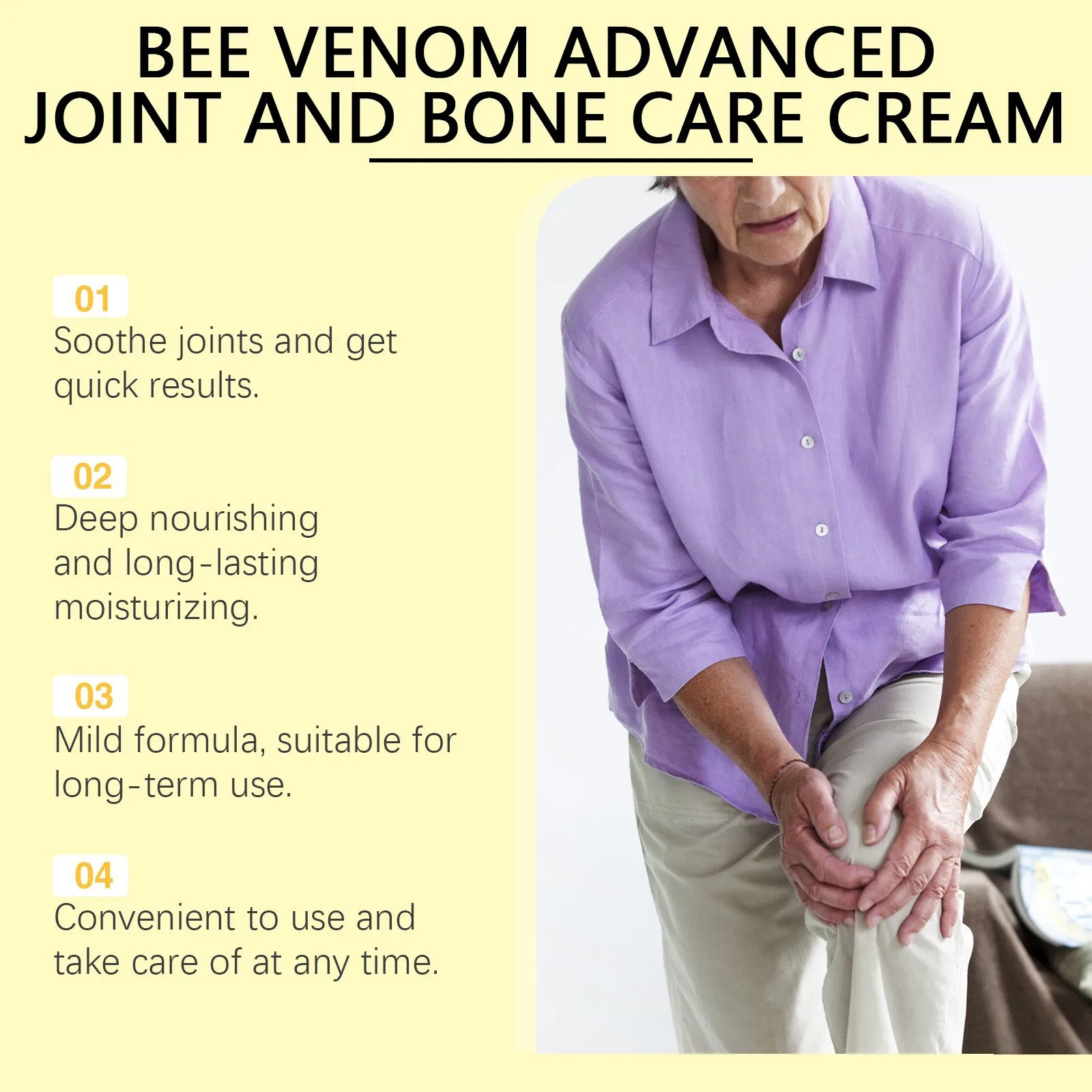 Bee Venoms Joint Care Cream Relieve Cervical Joint Soreness Massage Treatments Cream Bone Health Body Care Tools