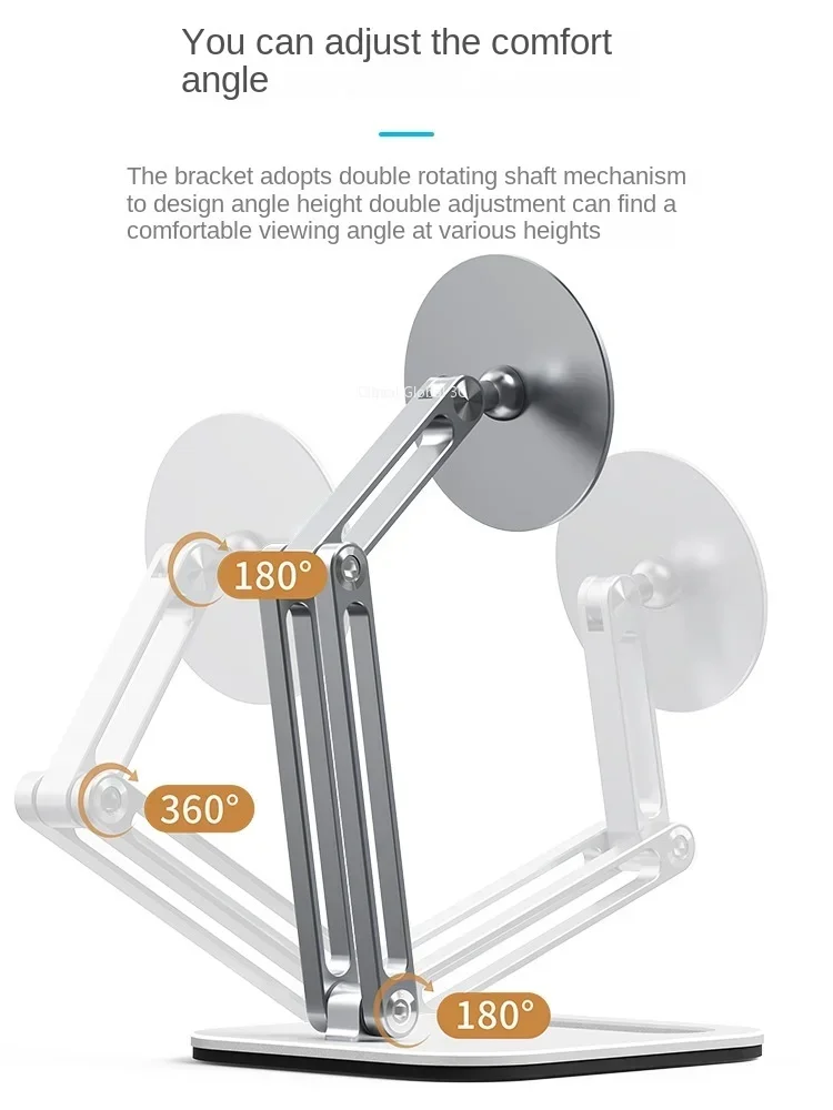Metal Suporte de Tablet Magnético Suporte de Mesa Ipad Pro Xiaomi Samsung Huawei Apple Acessórios - Imagem 5