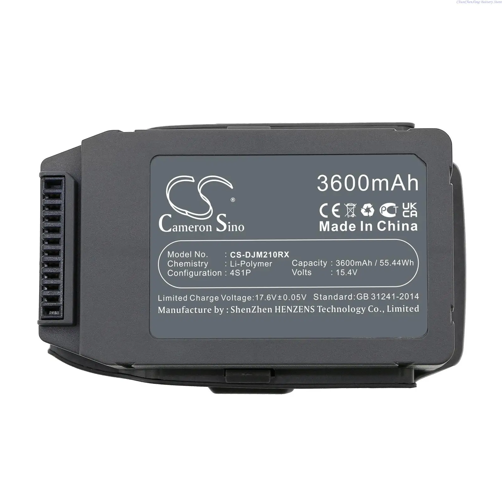Batterie 3600mAh FB2-3850 pour DJI Mavic 2 Pro et Zoom, posée sur une surface plane avec câble de charge