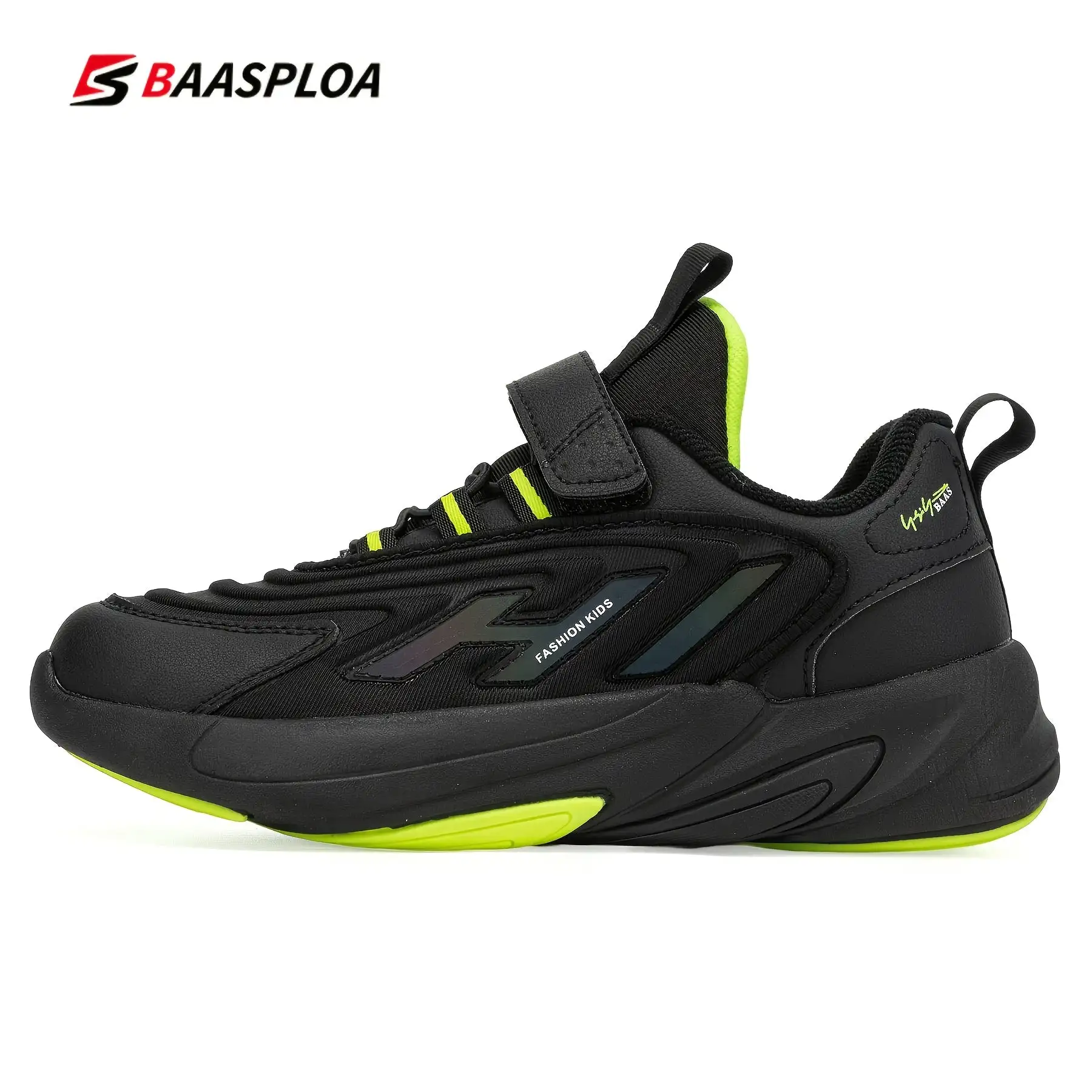 

Baasploa Running Shoes, Children Mesh Breathable Walking Sneakers,Fashion Tenis Sports Footwear For School Boys Girls Kids