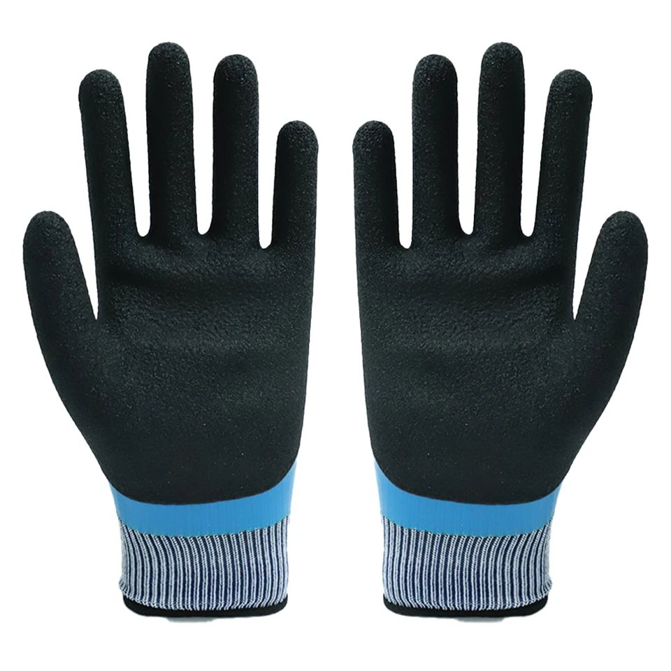 Blue Electrician Insulating Gloves 400V Protective Gear
