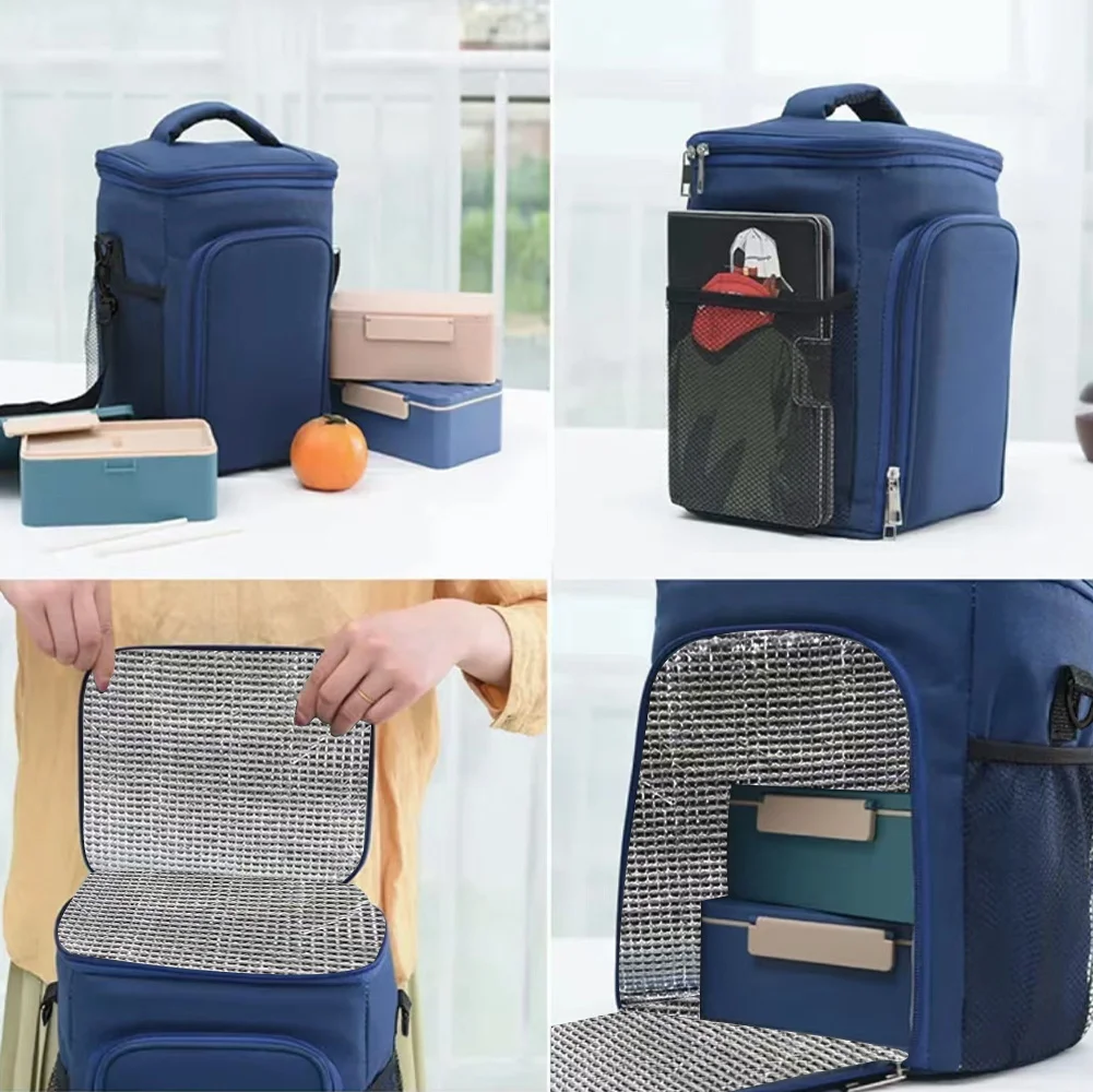 Enhanced Insulated Waterproof Thermal Lunch Bag with Large Capacity