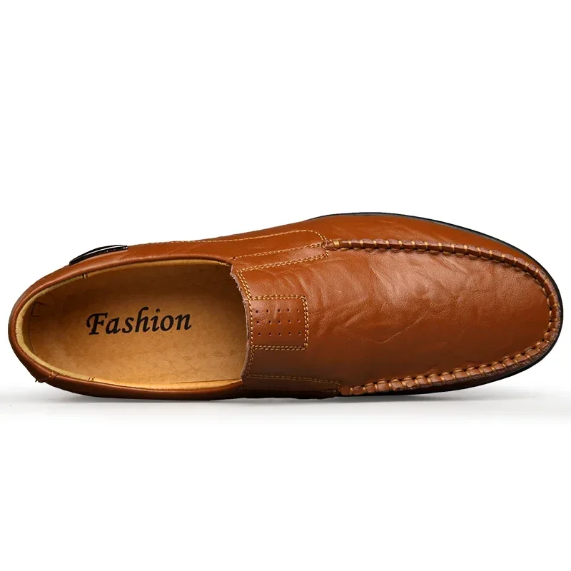 2024 Brand Men's Casual Shoes Soft Mens Loafers Outdoor Walking Driving Comfortable Slip-on Male Flats Chaussure Hommes Hot Sell 3