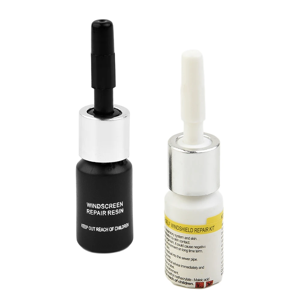 2*Windshield Glass Repair Solution Practical Long Crack Repair Liquid- Set Windshield Agent Car Glass Repair Tool Set 3
