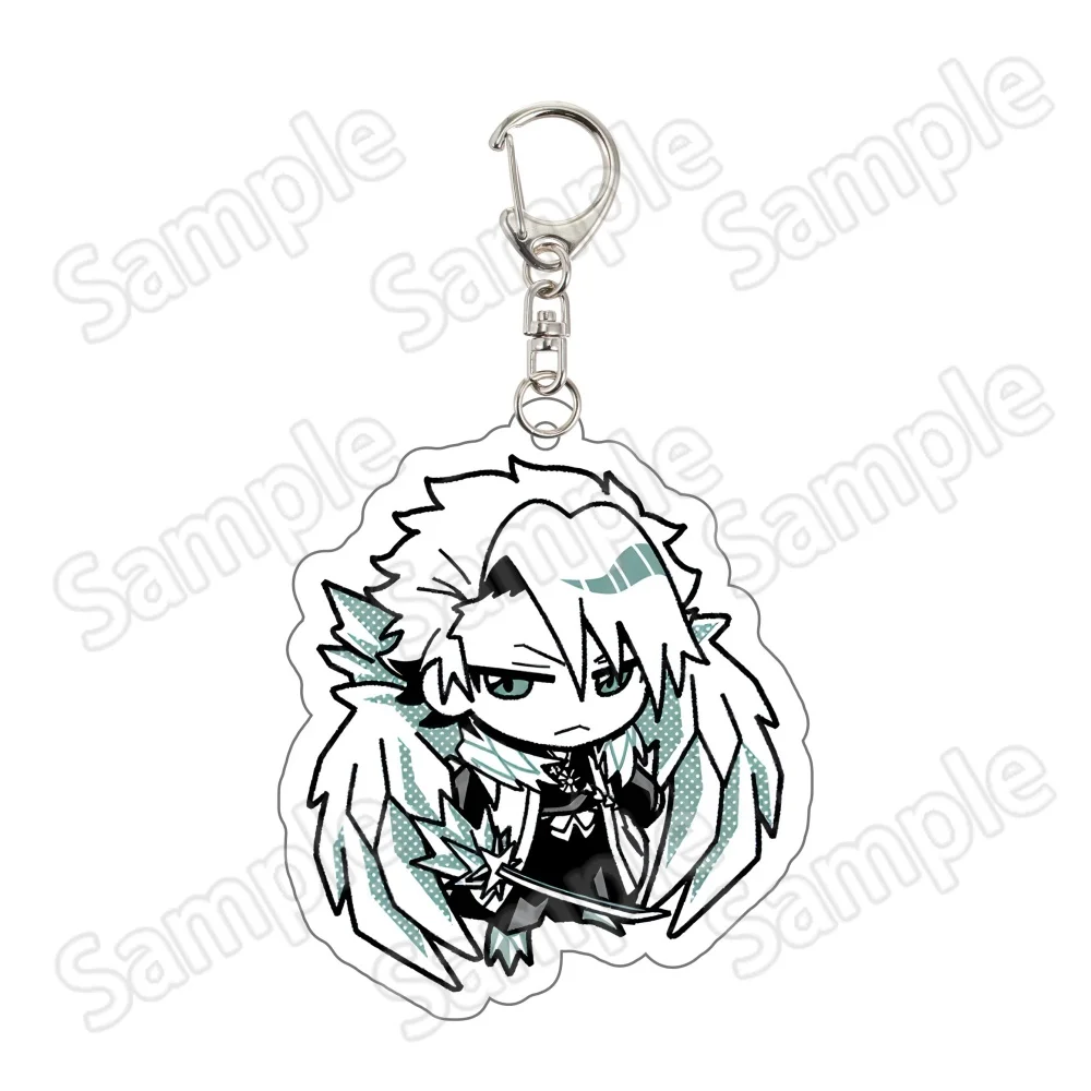 Bleach Anime Acryl-Schlüsselanhänger, doppelseitiger Druck, Byakuya Kuchiki, Kenpachi Zaraki, Cartoon-Anhänger, Cosplay-Geschenk – Detail 21