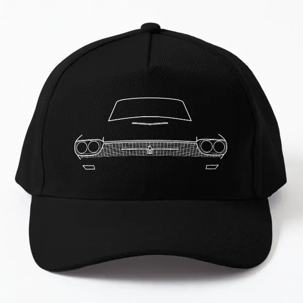 1966 Ford Thunderbird Classic Car Outlin Berretto Da Baseball Cappello Snapback Casquette Spring Sun Hip Hop Black Boys Czapka Summer