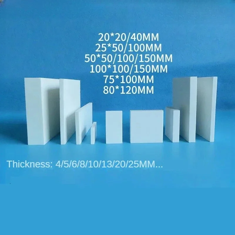 Customized wear-resistant alumina ceramic plate experimental firing plate 50x50/100/150 industrial ceramic wear-resistant