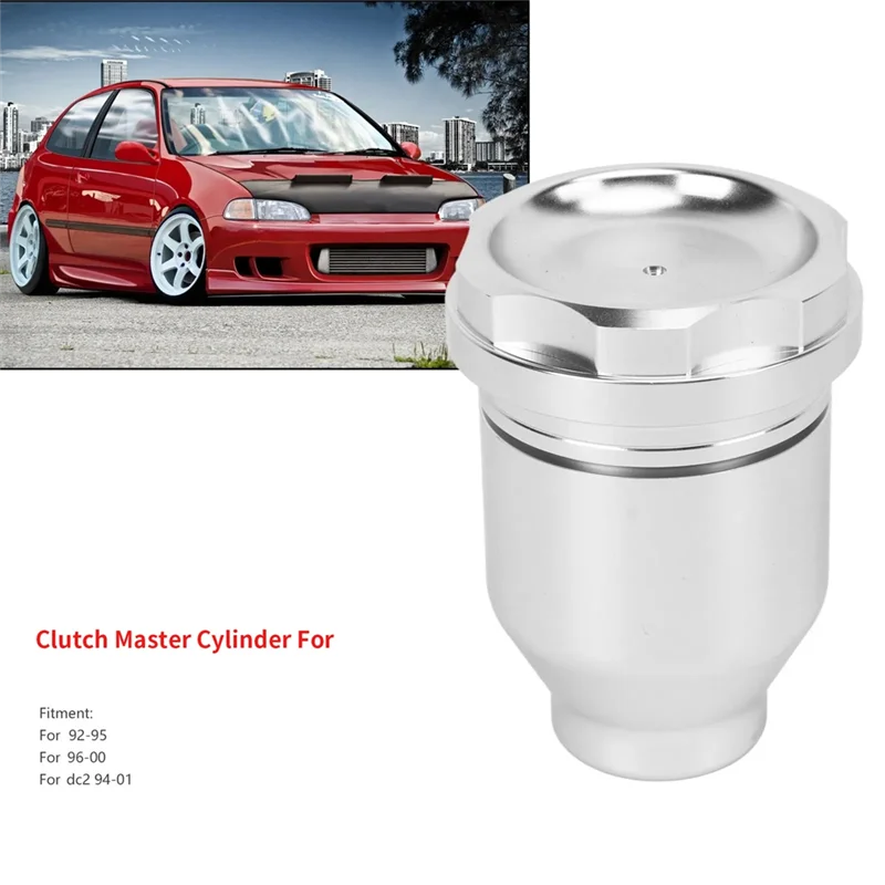Auto Clutch Master Cylinder Aluminum Reservoir Brake Clutch Pump Oil Tank For Honda Civic Parts Accessories 1 PCS