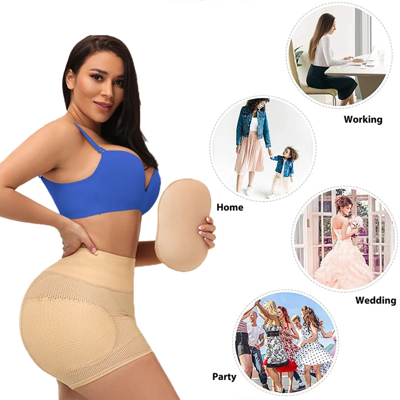 LANFEI Women Hip Enhancer Shaper Panties Seamless Butt Lifter Push Up Big Fake Ass Body Shaper Sexy Mesh Body Shapewear Panties best shapewear for lower belly pooch