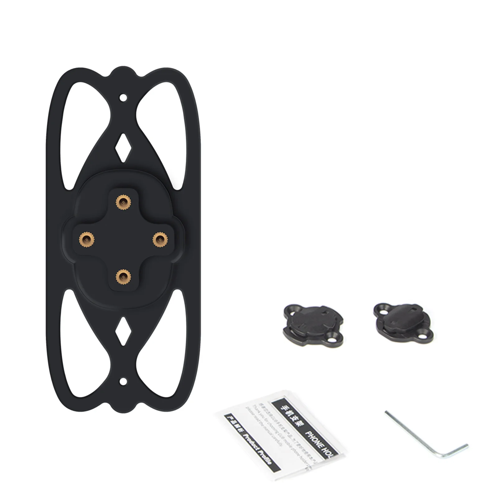 Enhanced Silicone Bike Phone Holder - Shockproof and Stable for Hands-Free Navigation