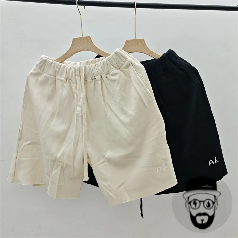 

Free shipping Summer Street Fashion Loose Askyurself Shorts Men Women Casual Embroidered Letter Drawstring Sports shorts