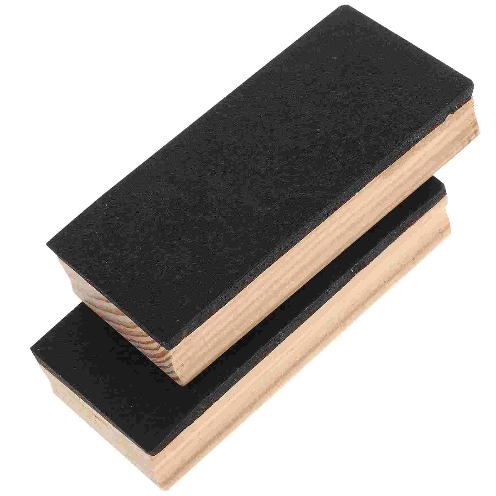 

2 Pcs Whiteboard Eraser Blackboard Chalkboard Cleaners for School Portable Erasers Classroom Dust Free Cloth Wood Accessories