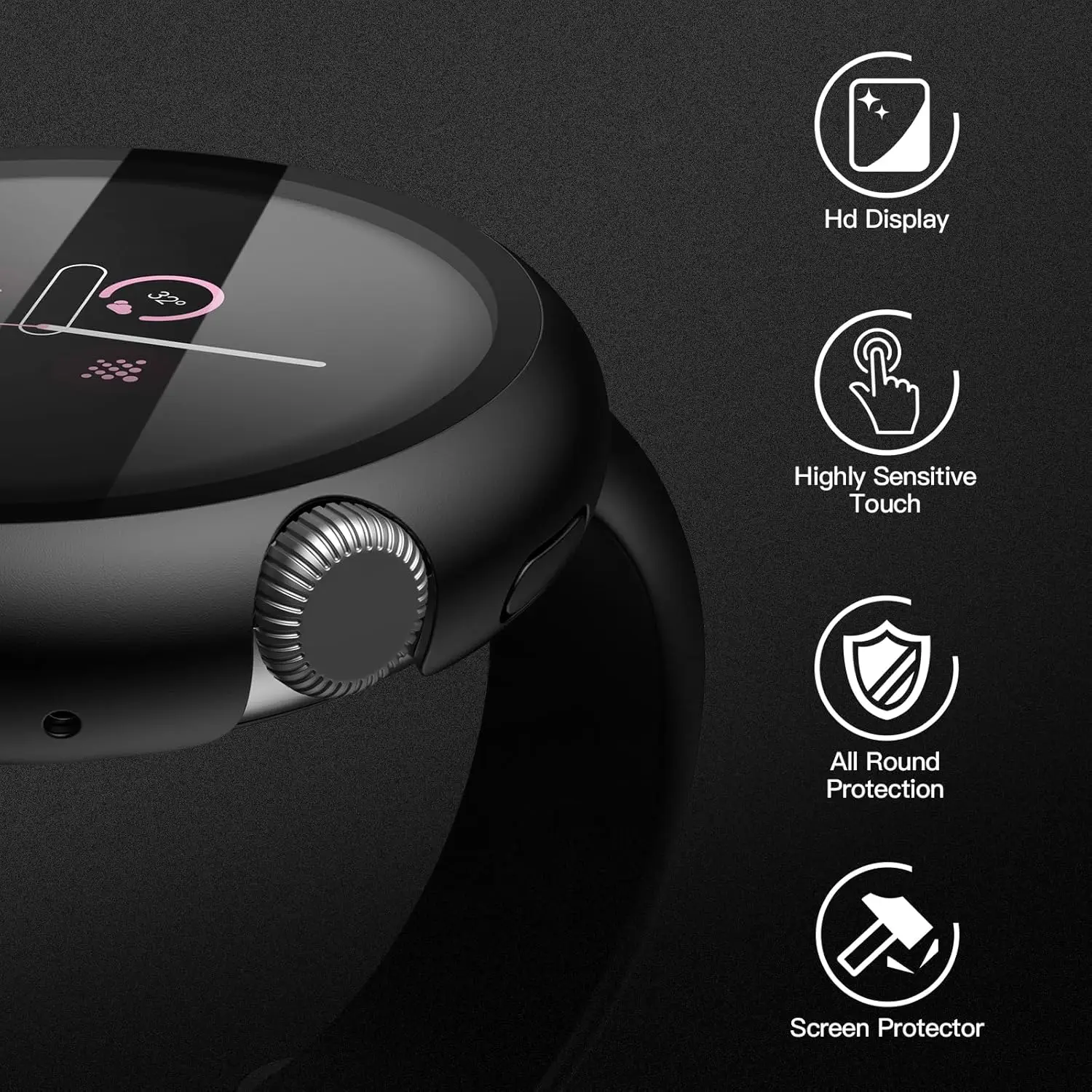 All-Around Protective Case with Screen Protector