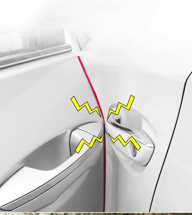 Universal Auto U Typ Auto Tür Schutz Klar Rand Wachen Trim Styling Moulding Streifen Gummi Kratzschutz Auto Dekoration – Detail 4