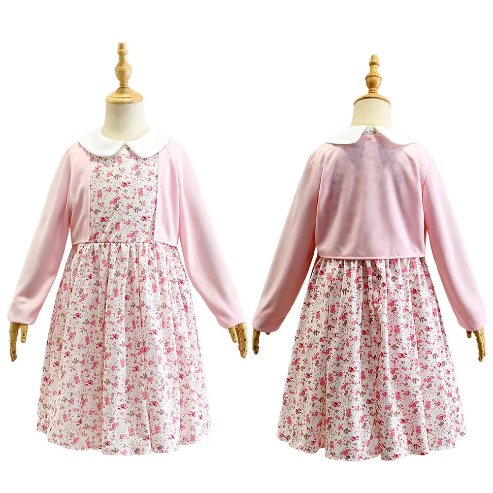 Granny Grandma Dress Up with Wig Cane & Other Accessories 100 Days of School Cosplay Set Old Lady Dress Up for Girls