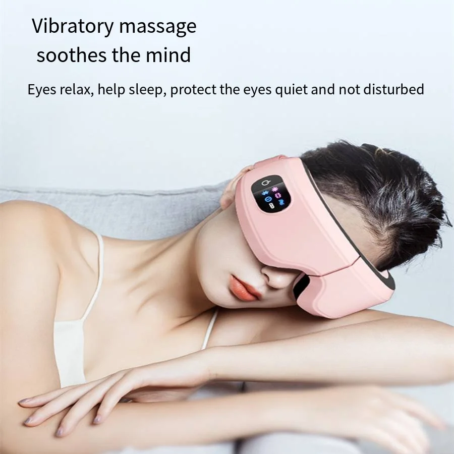 USB Heated Eye Mask Reusable USB Steaming Eye Mask Eye Massager For Sleeping Eye Puffiness Anti Dark Circle Patch Eye Care