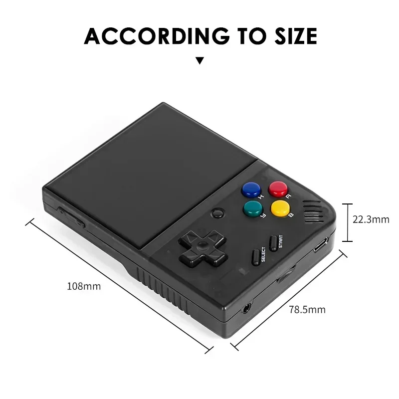 Consola de juegos portátil Retro MIYOO Mini Plus V2 Mini + pantalla IPS consola de videojuegos clásica sistema Linux regalo para niños - Image 5