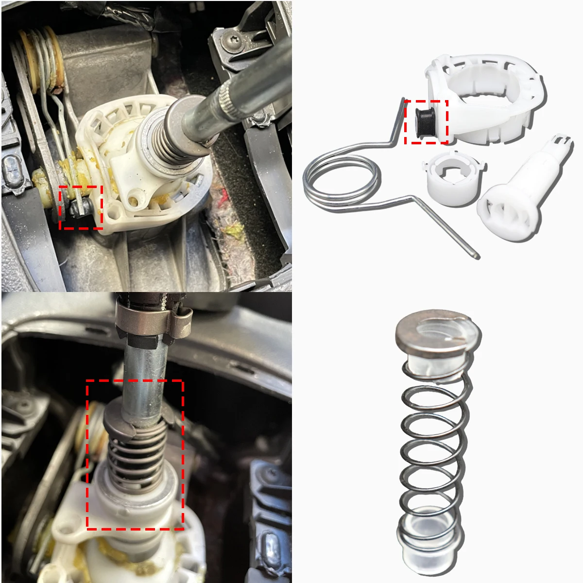 Upgrade Bushing Fix Gear Shift Bearing Shell Shifter GearBox Lever Rod Spring Kit for Seat Cordoba 6L2 2002-2008 Accessories Car