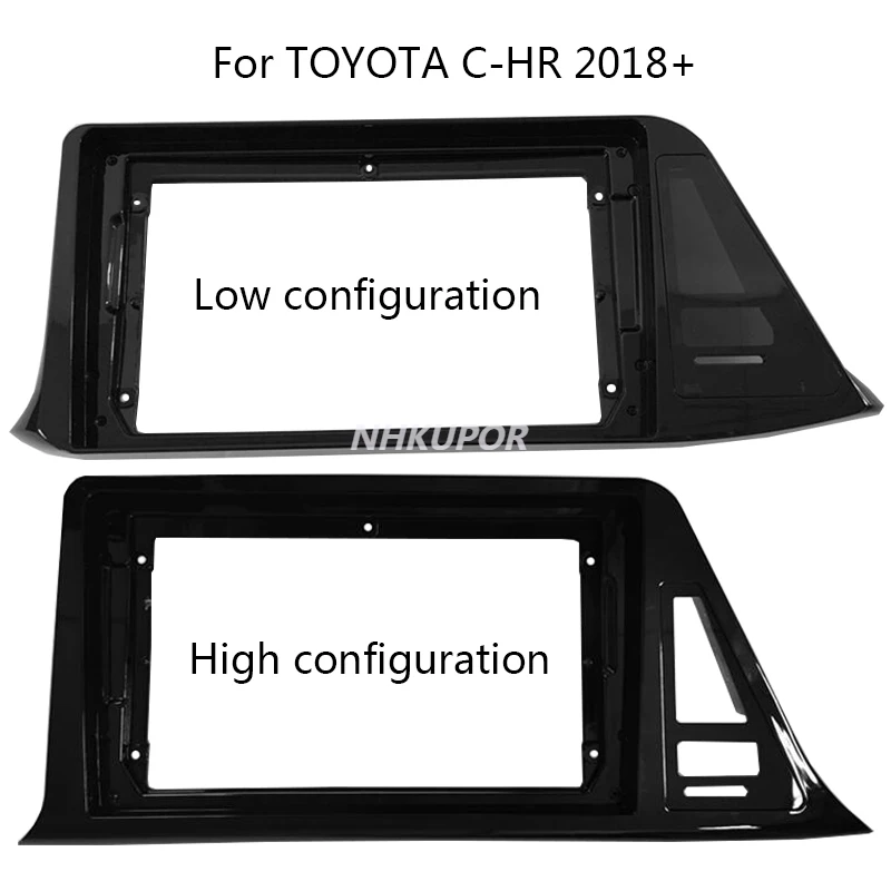 

9 "Автомобильная панель для TOYOTA C-HR 2018 2019 2020, видеоплеер, аудиопанель, 2 Din рамка, комплект для крепления приборной панели