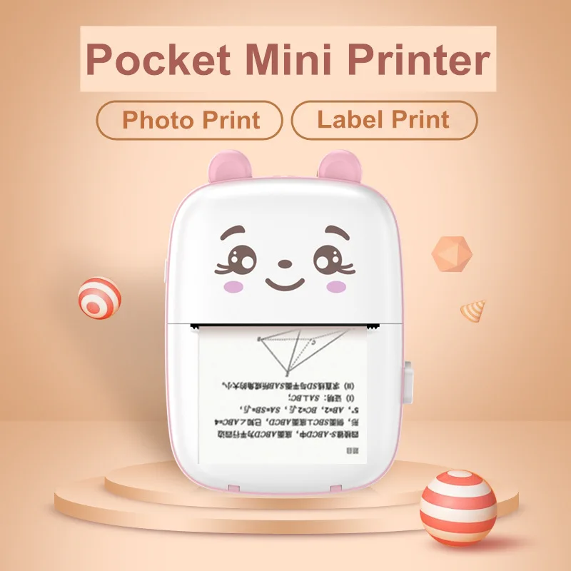 2023 Mini Thermal Printer Bluetooth Mobile Phone Photo Printer Pocket 2023-mini-thermal-printer-bluetooth-mobile-phone-photo-printer-pocket