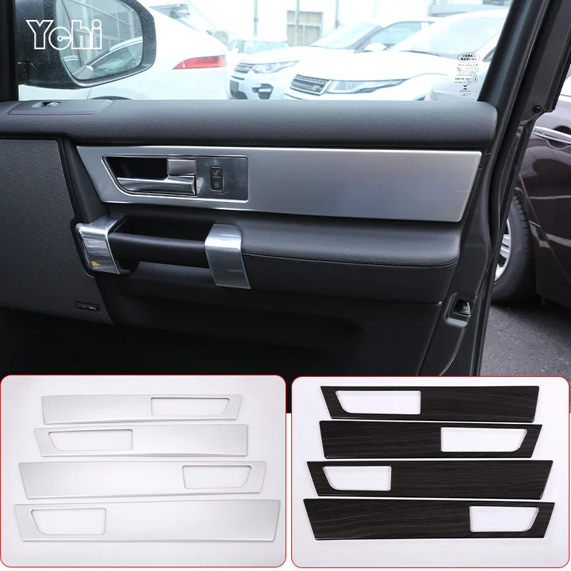 8pcs Black Car Door Handles Decorative Cover Trim For Land Rover - View #4