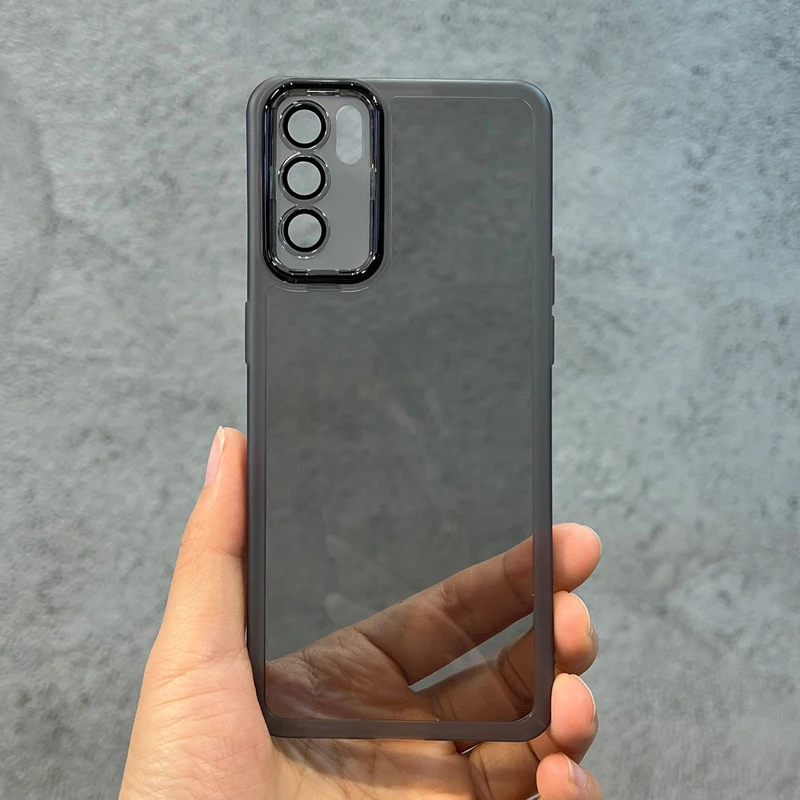 Sleek Protective Phone Case with Camera Lens Protector Cover