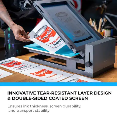 xTool スクリーンプリンター マルチカラーキット xTool スクリーン プリンター レーザーを使用した初のスクリーン印刷