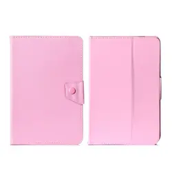 Colorful Universal Shockproof Protective Tablet Case with Flip Stand (Pink - 7 inch)