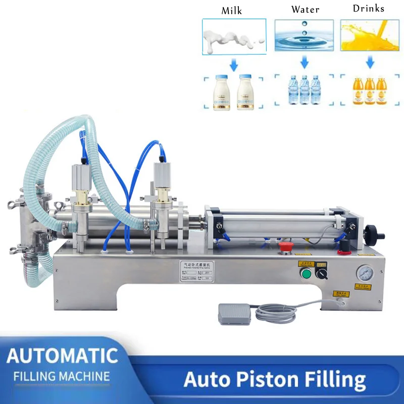 Machine de remplissage de liquide à Piston entièrement pneumatique à deux  buses, système d'emballage de remplissage d'huile de palme d'alcool -  AliExpress