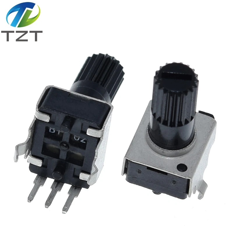 Adjustable Resistor 10pcs Rv09 Vertical 12.5mm Shaft 1k 2k 5k 10k 20k 50k 100k 0932 9 Type 3pin Seal Potentiometer
