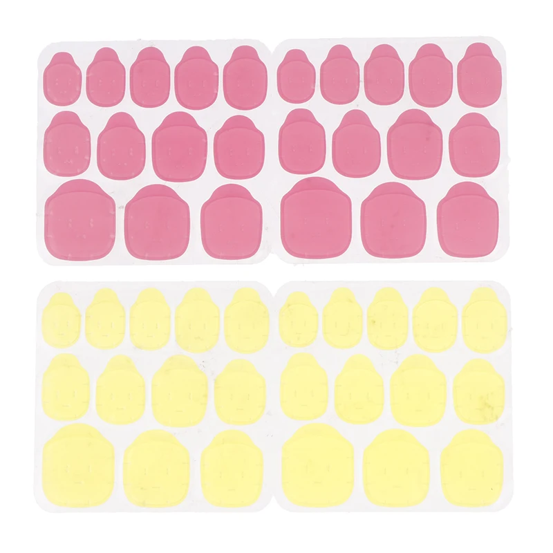 120Pcs Double Side Adhesive Tape Glue Sticker False Nail Glue For Fake Nails Tips Clear Jelly Gel Pad Press On Nails Manicure