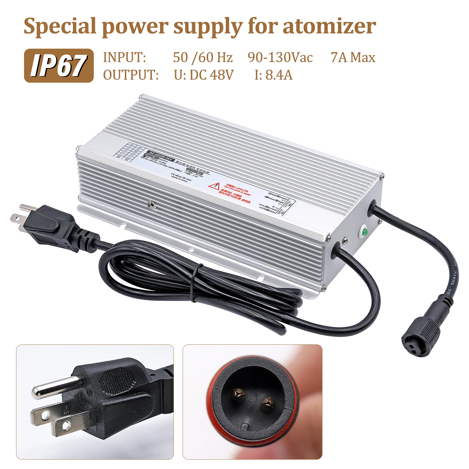4/6/8/10/12 Head Stainless Steel Ultrasonic Humidifier Mist Maker Fogger Greenhouse Hydroponics Fog Sprayer Generator 5