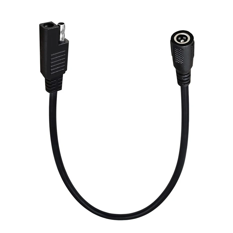 zdyCGTime SAE-Stecker an DC 5,5 x 2,1mm Adapterkabel, 14AWG 12V SAE Polaritätsumkehr Adapter,für