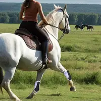 2 Pieces Breathable Fly Boots For Horses Loose Horse Leg Guards Comfortable Horse Protective Gear For Riding Outdoors Eventing 2
