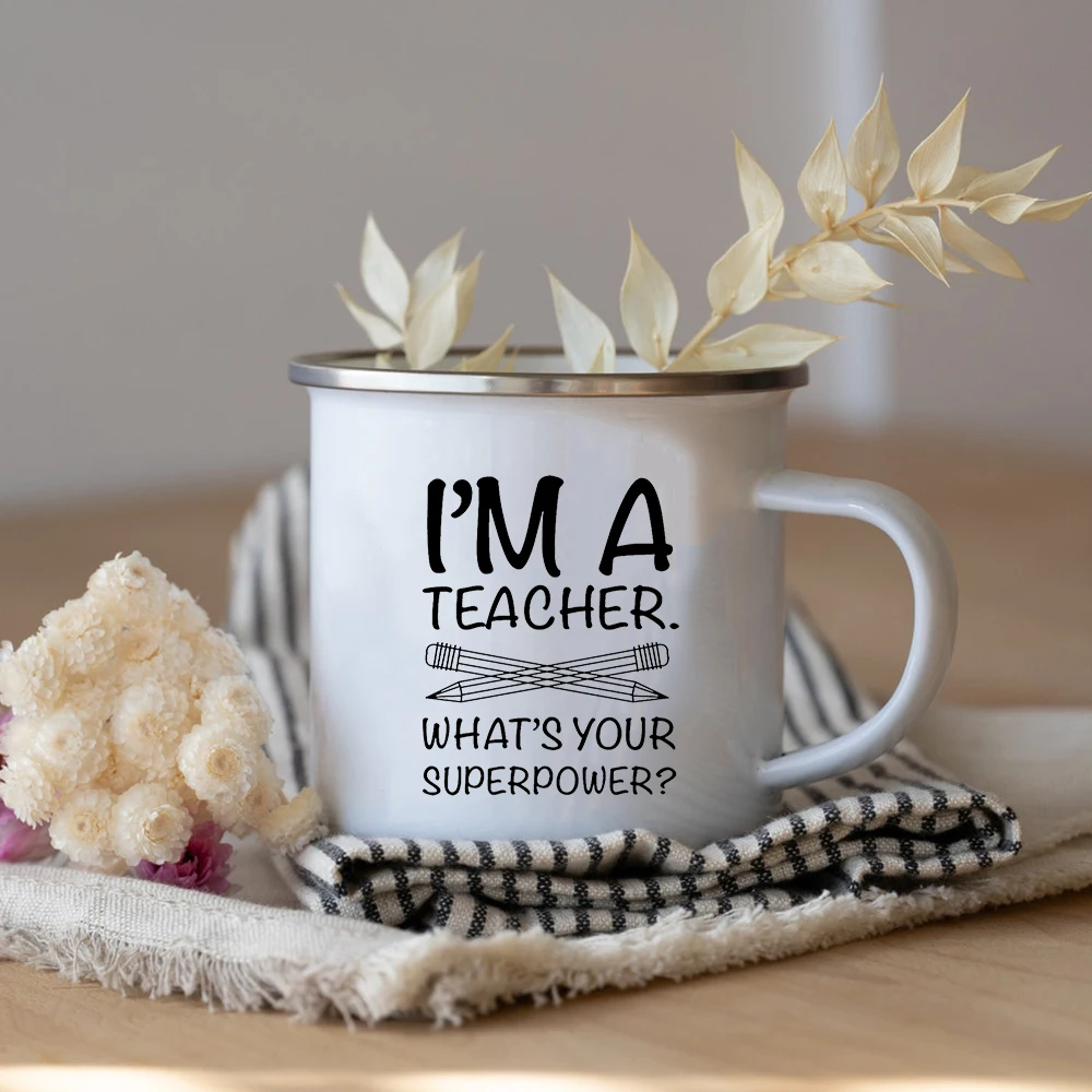 Teachers Enamel Mug 1