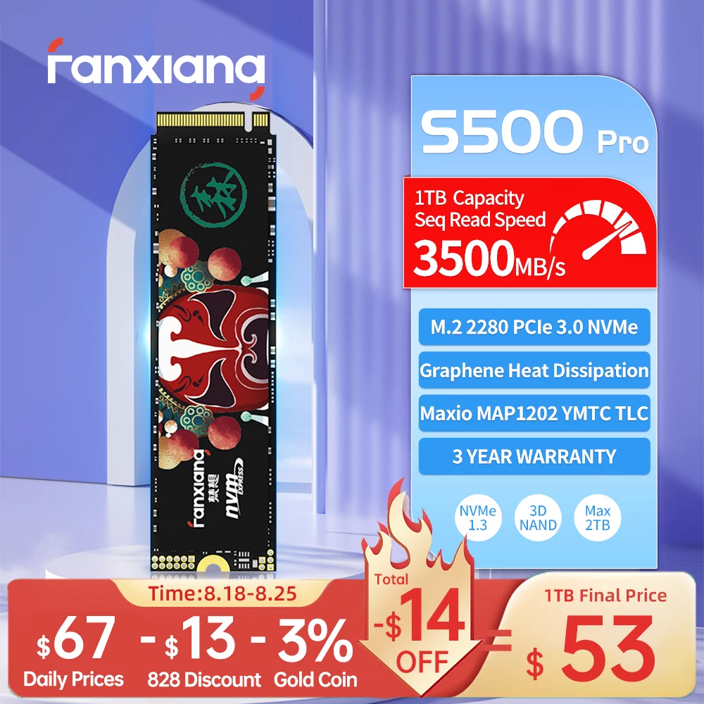 Fanxiang SSD NVMe 256GB M.2 PCIe Gen3x4 2280 SSD Interno 256GB - Foto 10