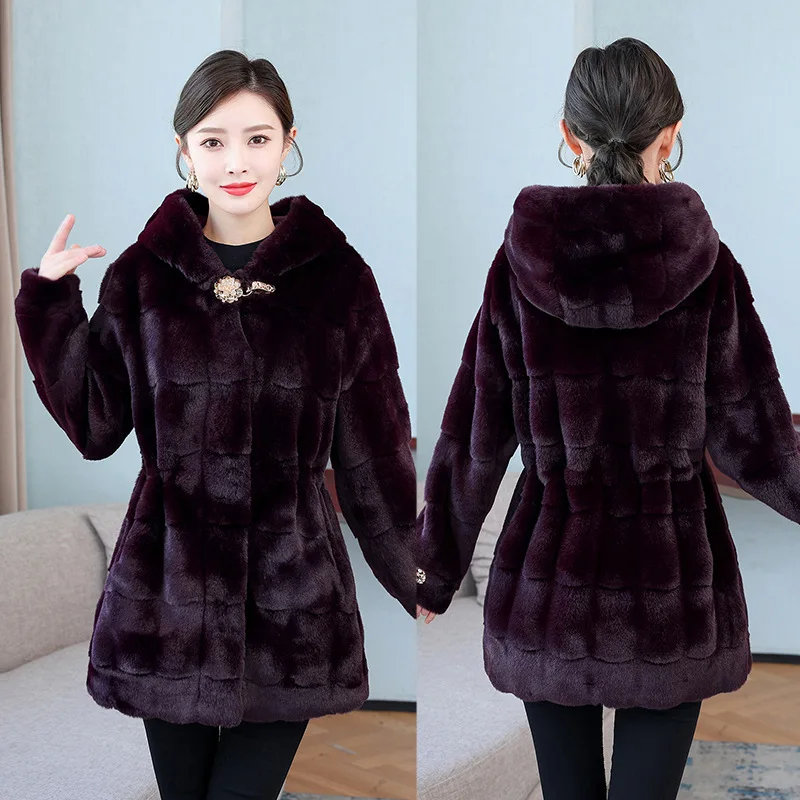 PinkyIsBlack Women's Fashion Faux Fur Coat  Autumn Winter Women Short Faux Fox Fur Fluffy Jacket High Quality Ladies Furry Coats