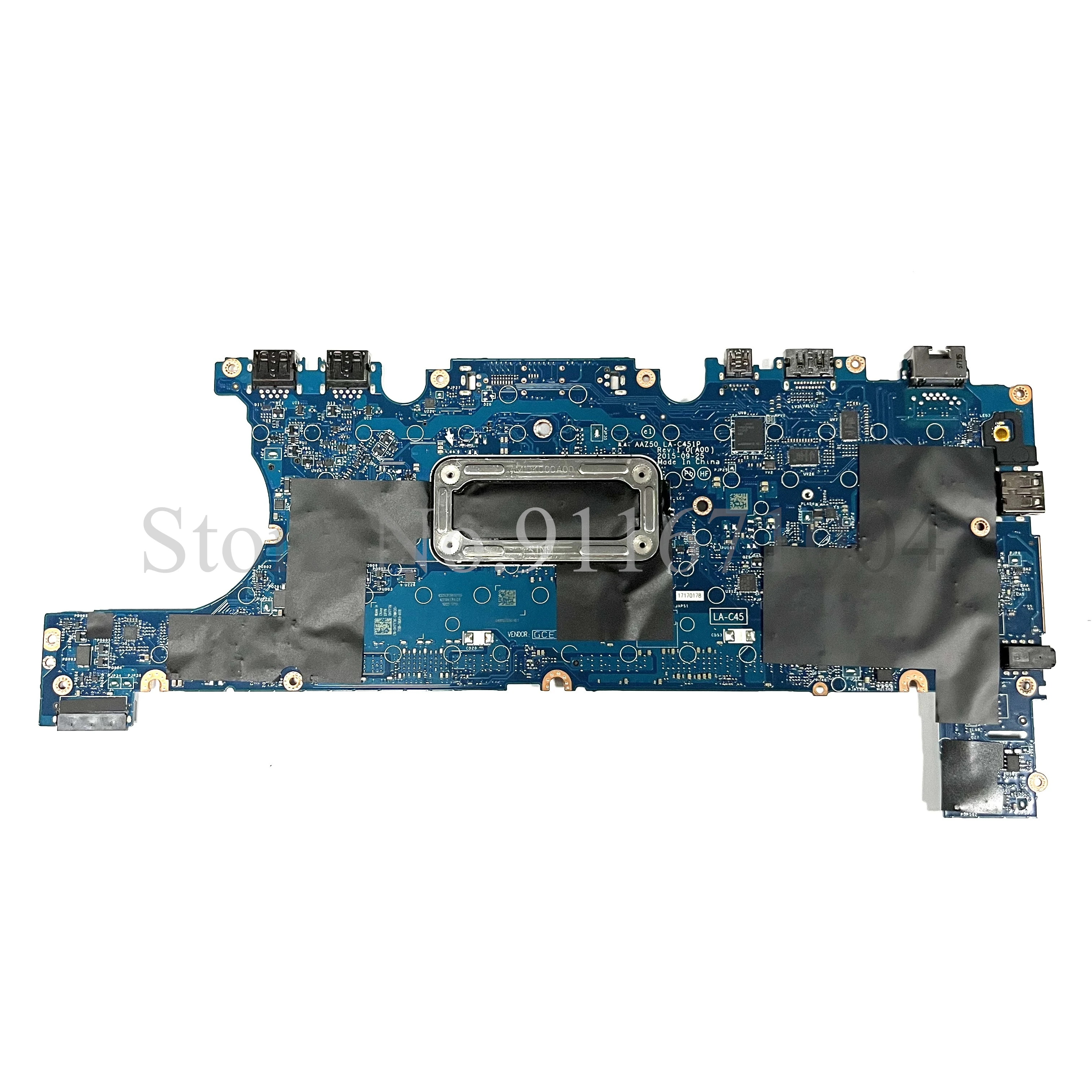 7270 e7270 laptop, placa-mãe com i3 i5 i7 cpu, yd5k w5vxr t0v7j