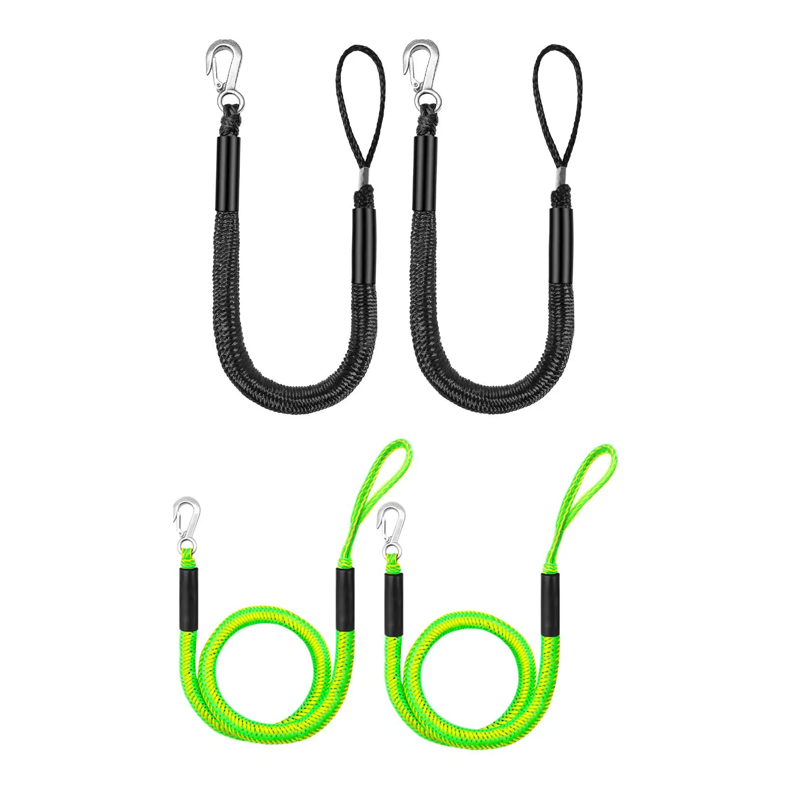 

2x Anchor Bungee Dock Line Accessories Elastic Premium Docking Anchor Line for Boats Kayak Power Boat Canoe Pontoon