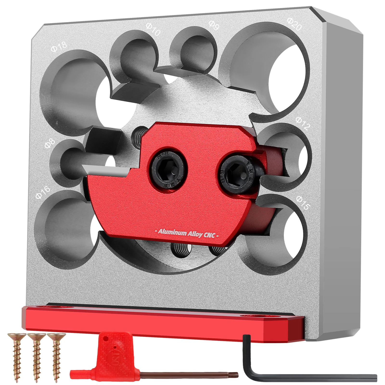 

Adjustable Dowel Maker Jig Metric 8-20mm Aluminum Alloy Carbide Inserts Dowel Maker Durable Dowel Round Rod Auxiliary Tool with